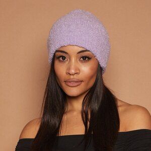 Eugenia Kim Alexis Bouclé Wool-Blend Beanie in Lavender